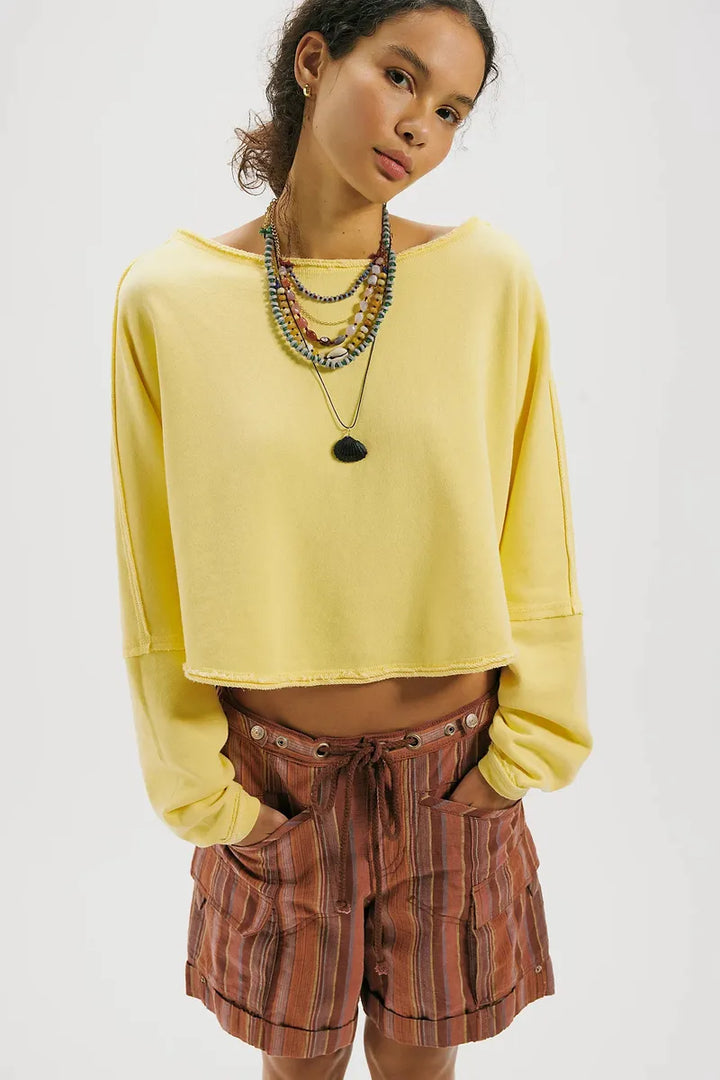 Free People - We The Free To The East Pullover in Double Butter