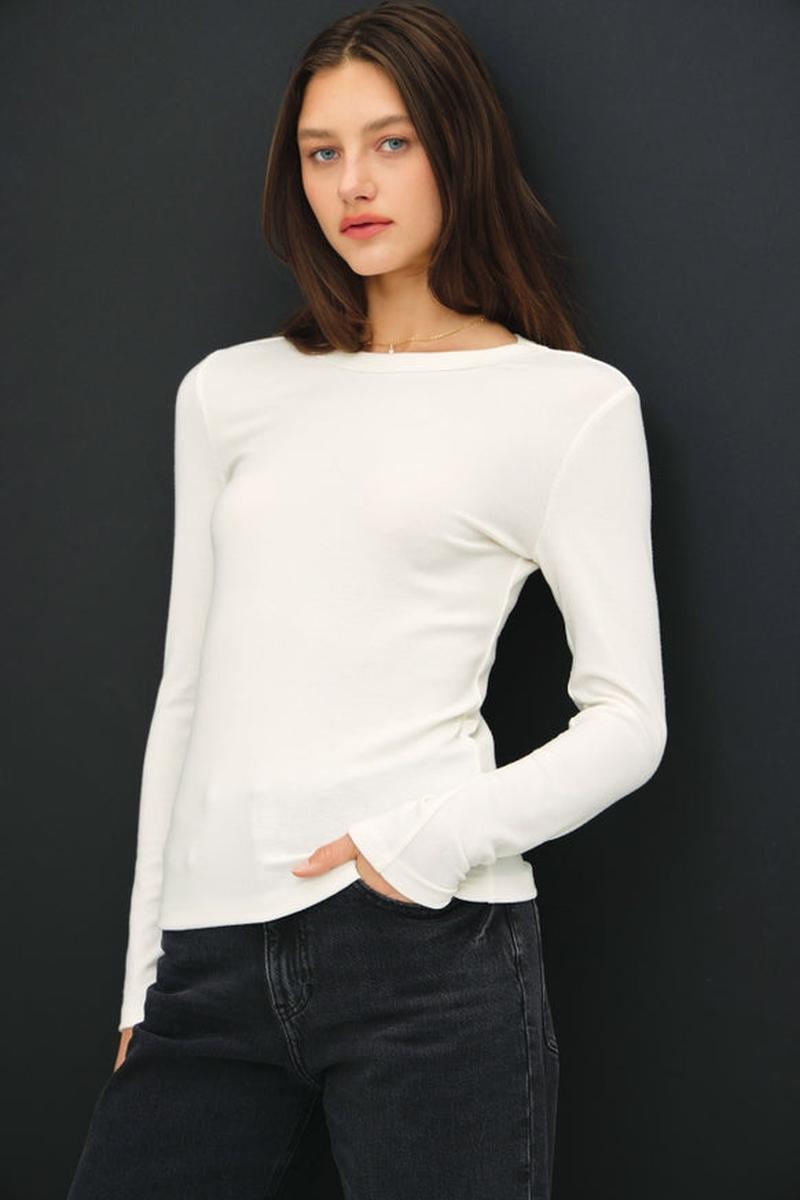 Be Cool - Round Neck Long Sleeve Top