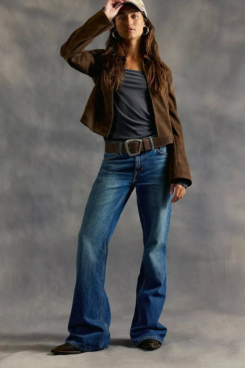 Free People - We The Free West Coast Relaxed Jeans in Humble