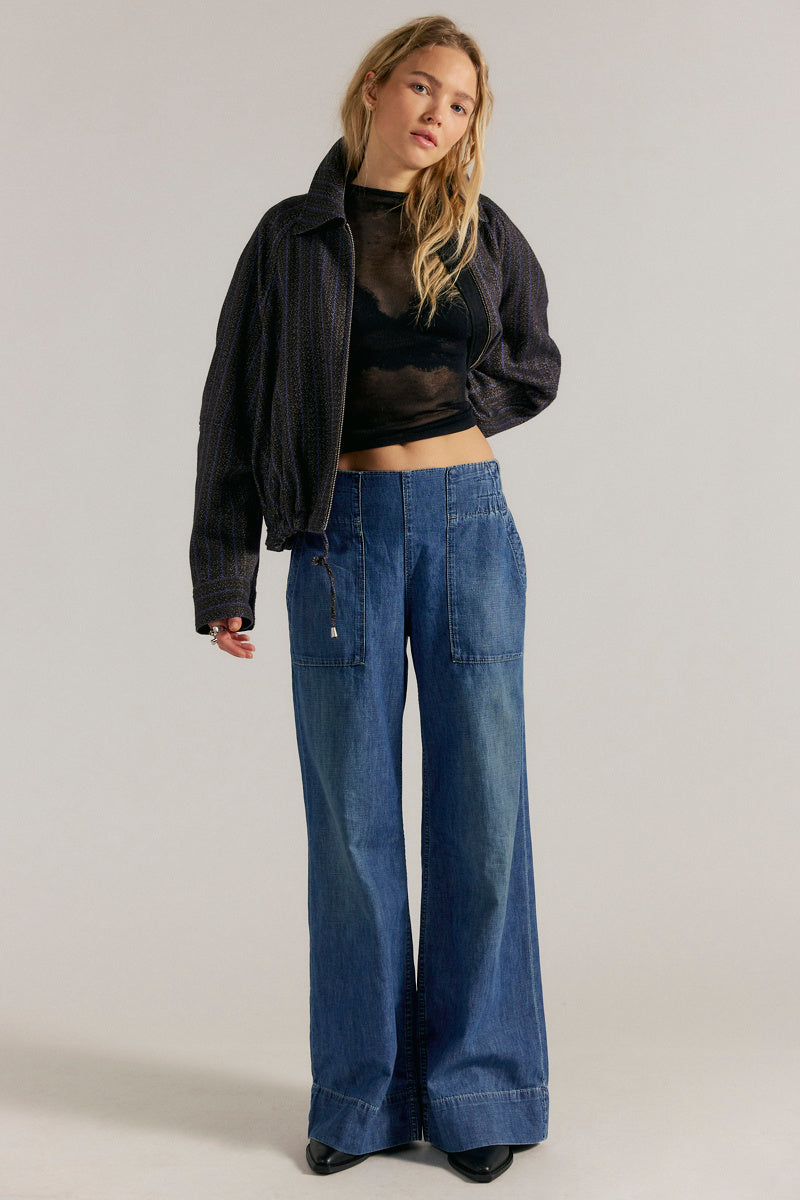 Free People - We The Free Breezy Denim Pull-On Jeans