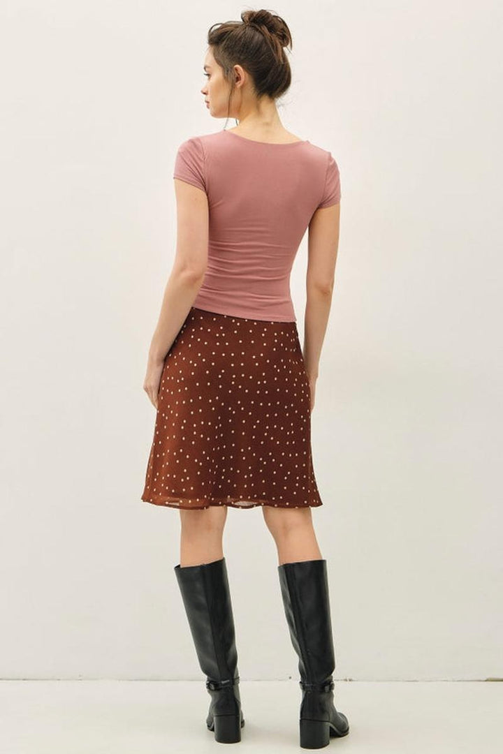 Be Cool - Square Neck Knit Tee