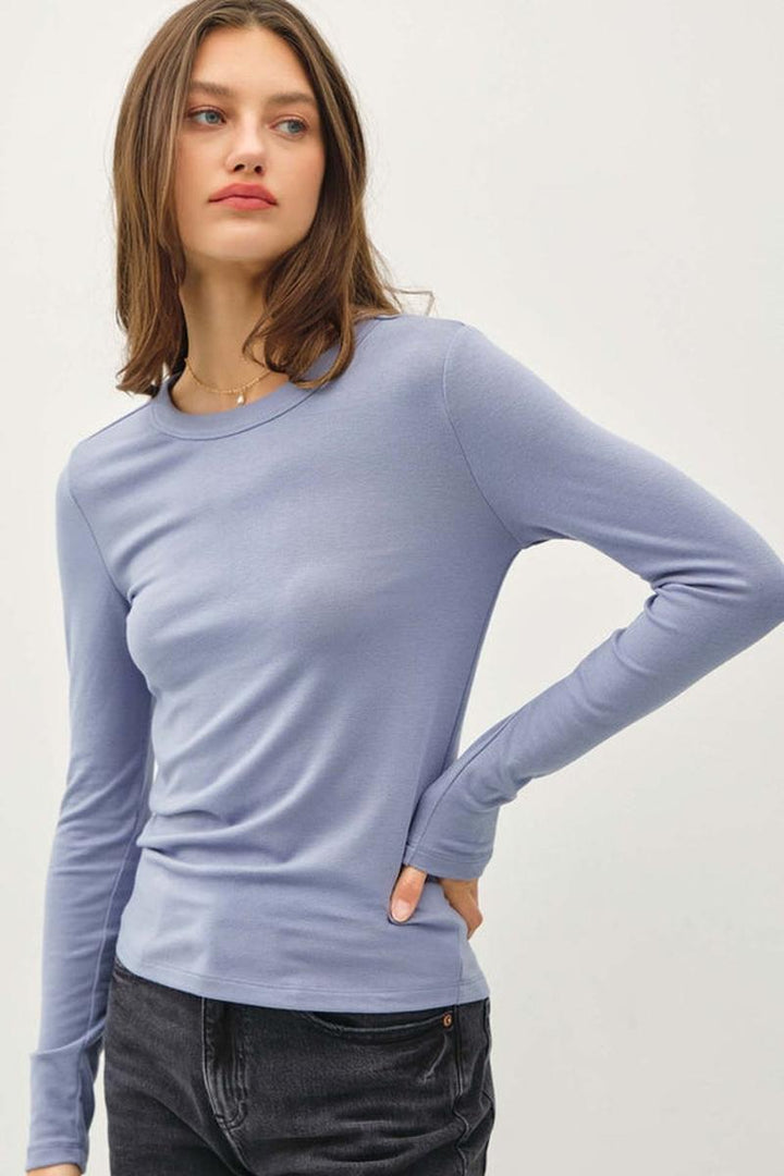 Be Cool - Round Neck Long Sleeve Top