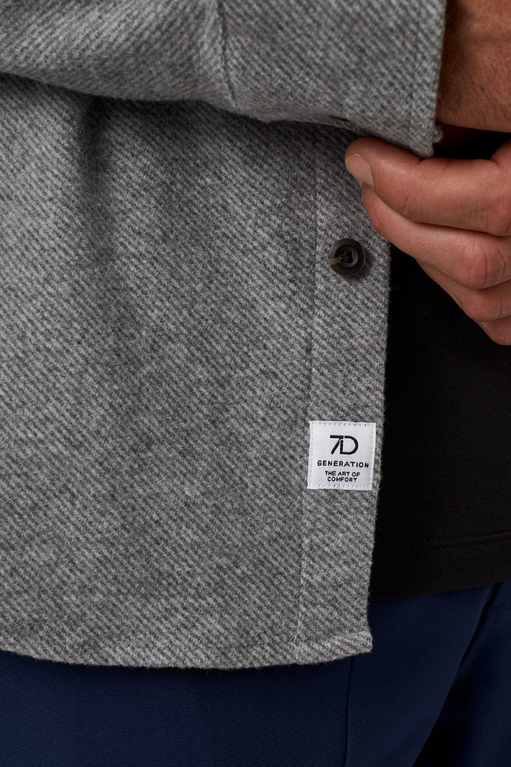 7DIAMONDS - Generation 4-Way Stretch Shirt in Grey