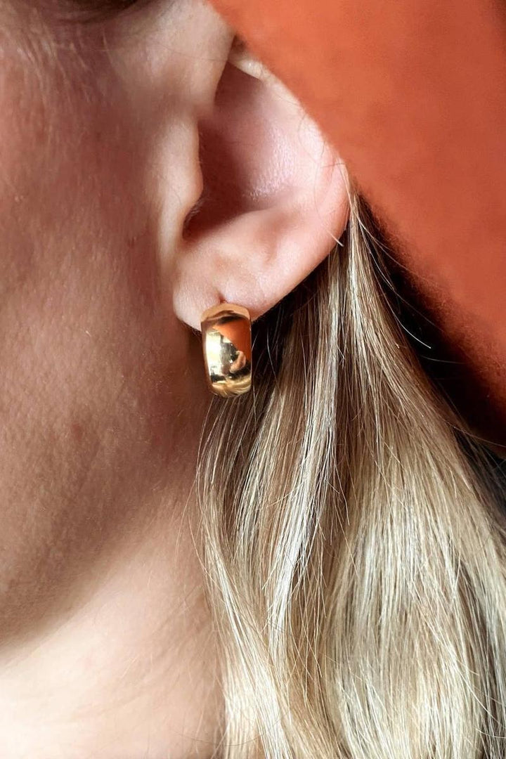 GoldFi - 18k Gold Filled Chunky Clicker Earrings