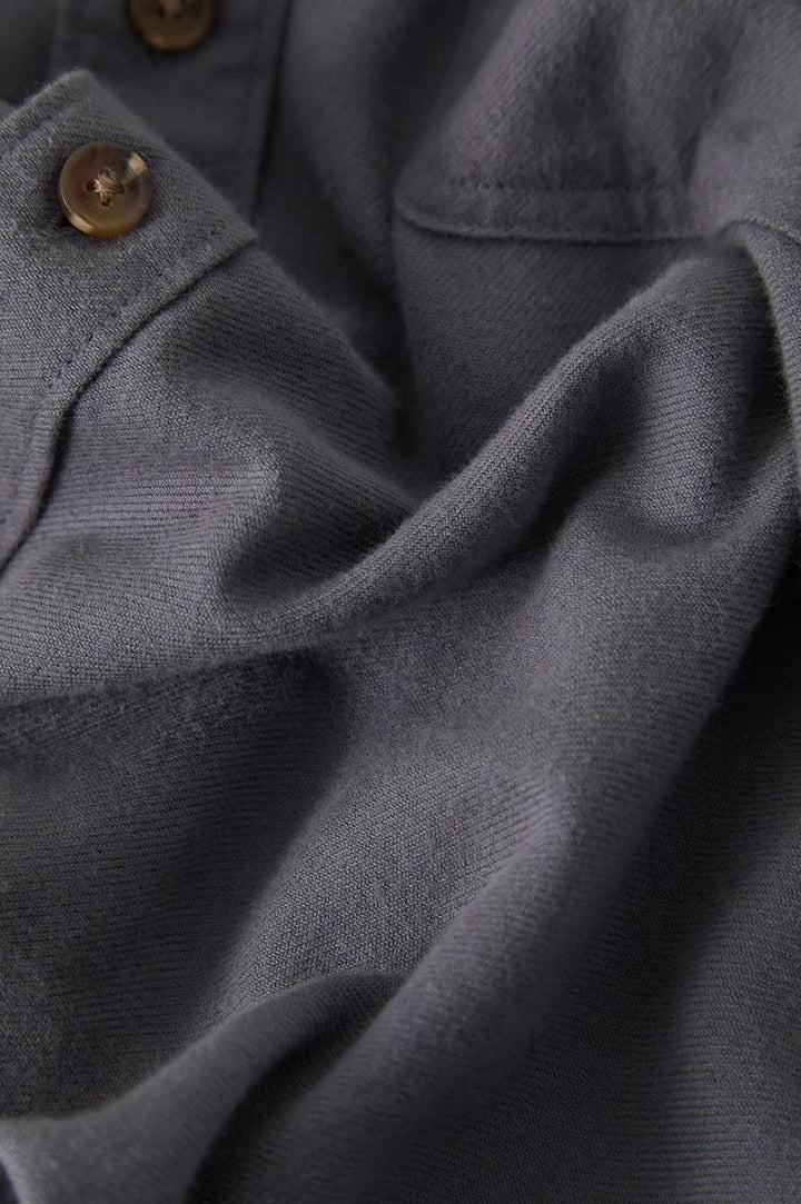 Brixton - Bowery Lightweight Ultra Soft Flannel in Future Grey