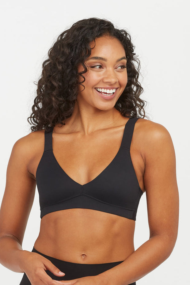 SPANX - Bra-llelujah Unlined Bralette in Very Black – Blue Ox Boutique