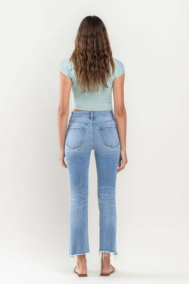 VERVET by Flying Monkey - Striving - High Rise Crop Flare Jeans