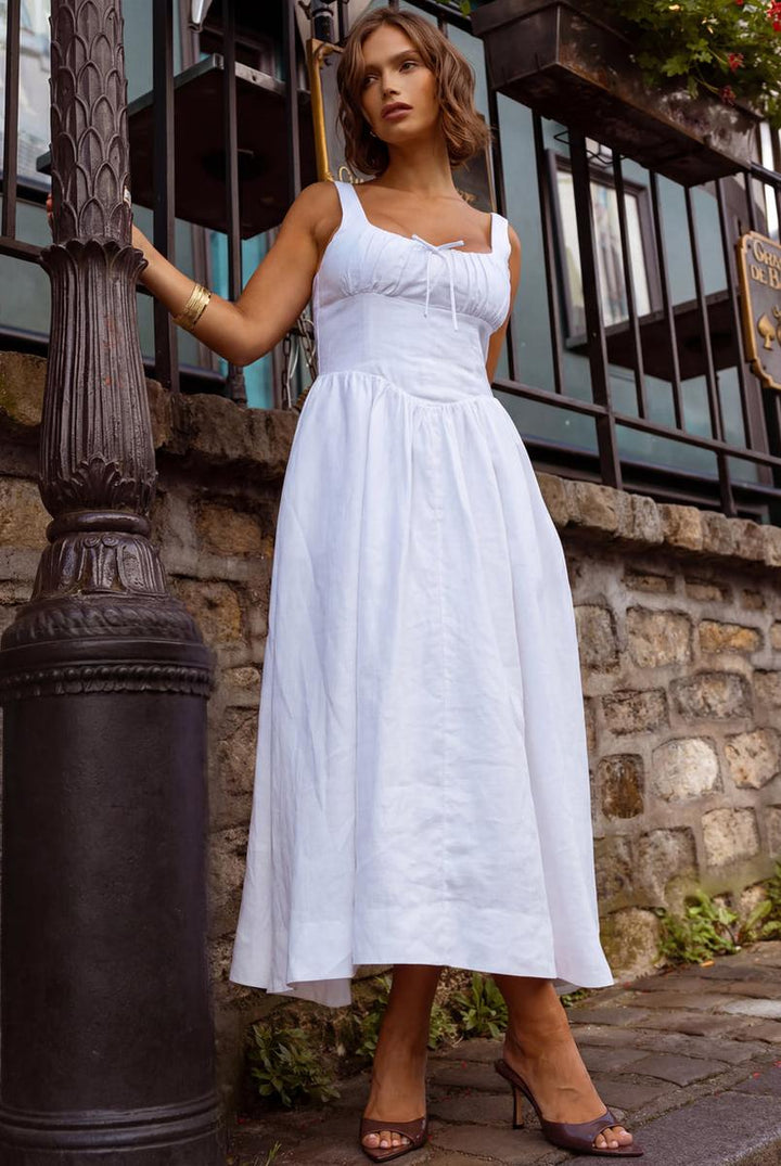 Strawberry Paris - Christina Dress in White
