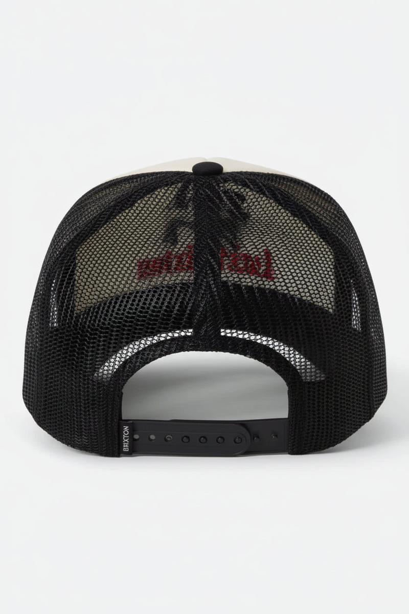 Brixton - Ranching Club Netplus MP Trucker Hat in Black/Off White