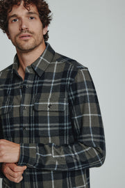 7DIAMONDS - Generation Long Sleeve Shirt in Olive