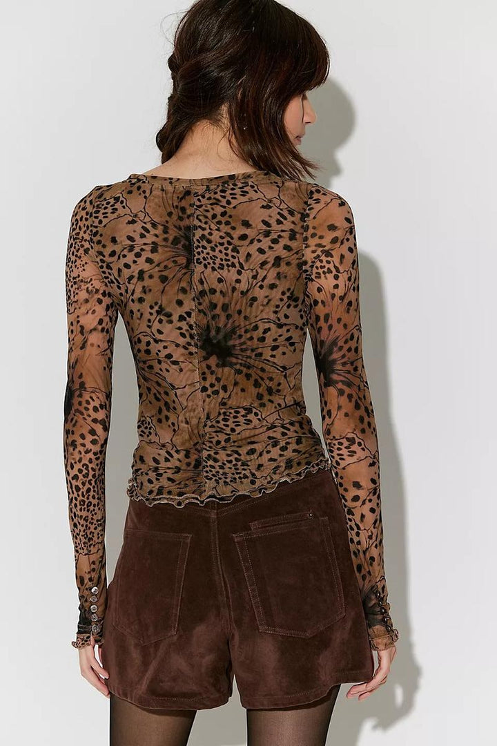 Free People - Lilly Printed Long Sleeve Top