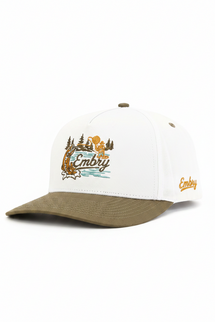 Embry Outdoors - Angler in White/Olive