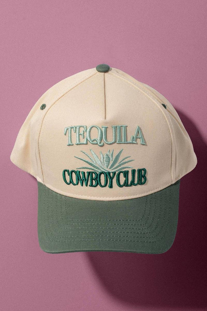 Urban Daizy - Tequila Cowboy Club Embroidered Trucker Cap