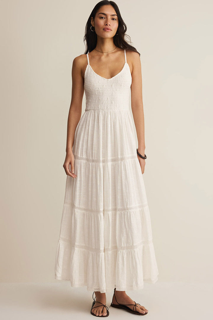 Z Supply - Behati Eyelet Midi Dress - White