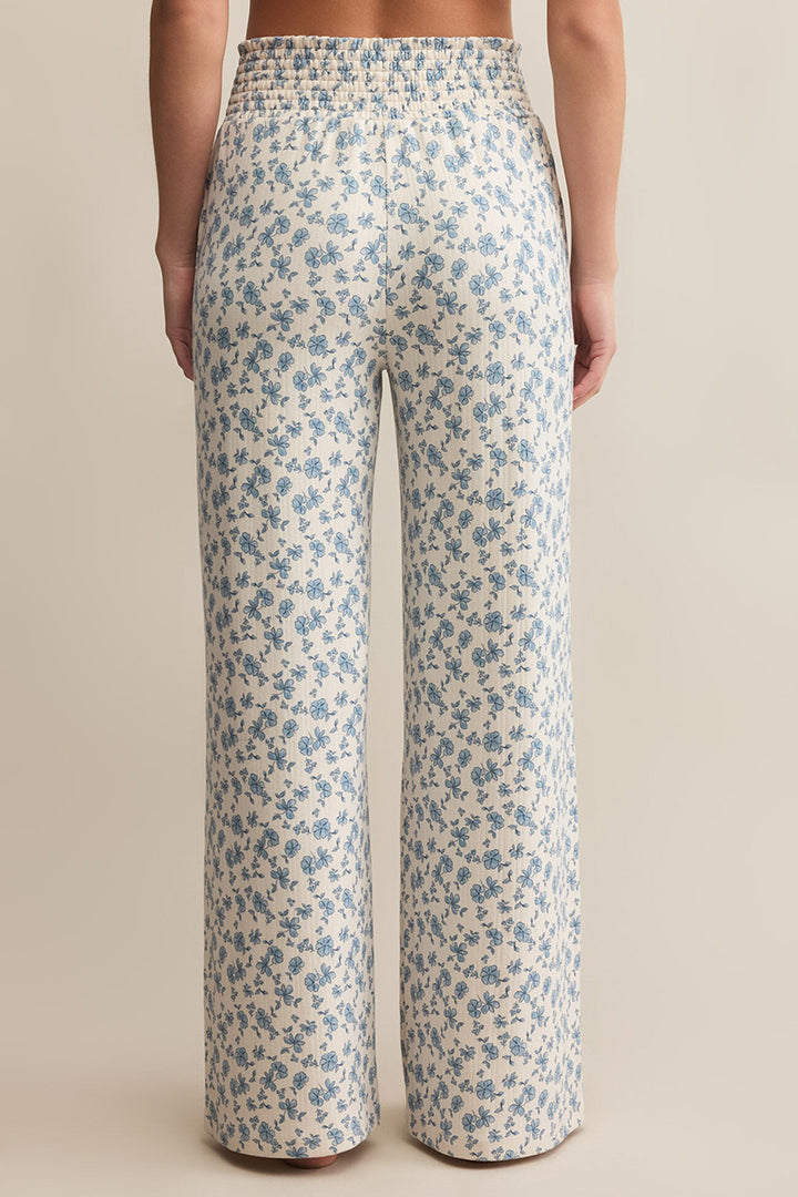 Z Supply - Dawn Smocked Ditsy Pant in Crystal