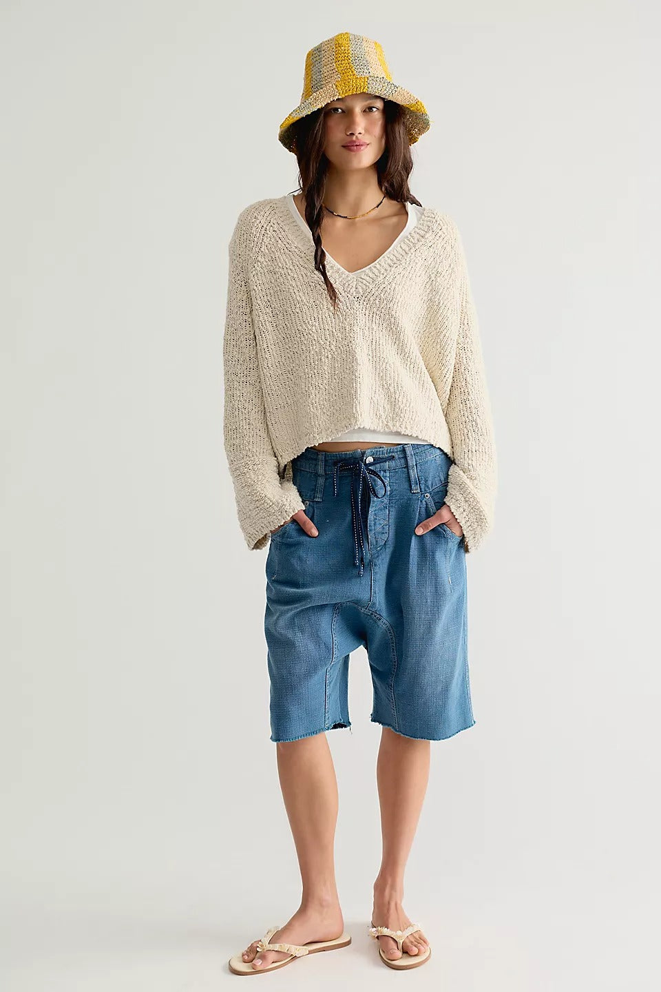 Free People - Heartland Cotton Pullover