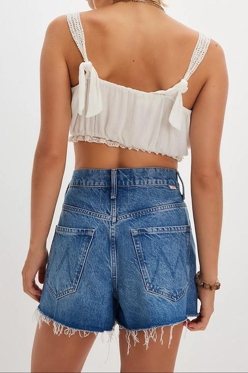 Mother Denim - Snacks! The Main Course Short Fray in Chew Toy