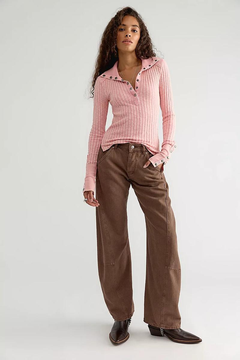 Free People - We The Free Surplus Cuff Top