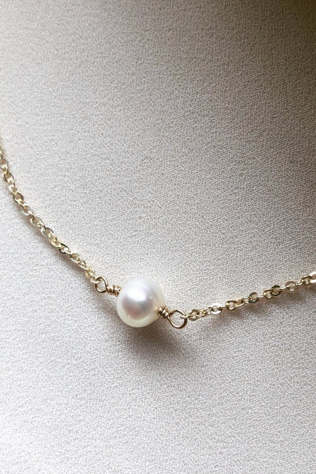 In Situ Jewelry - Aliso Pearl Necklace in 14K Gold 16 inches
