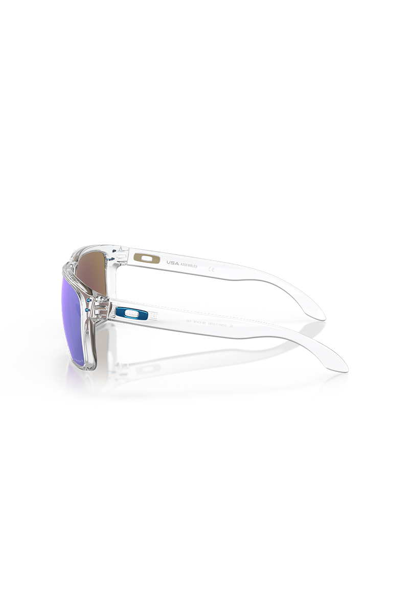 Oakley - Holbrook™ XL with Prizm Sapphire Polarized Lenses and Polished Clear Frame OO9417-0759