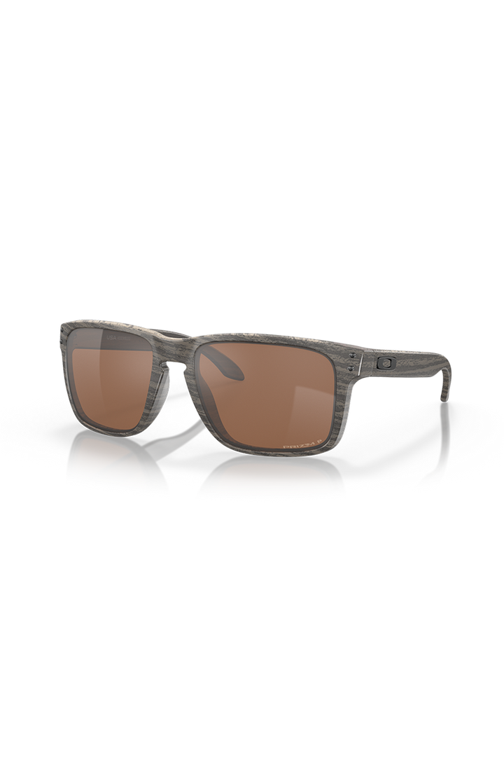 Oakley - Holbrook™ XL with Prizm Tungsten Polarized Lenses and Woodgrain Frame OO9417-0659
