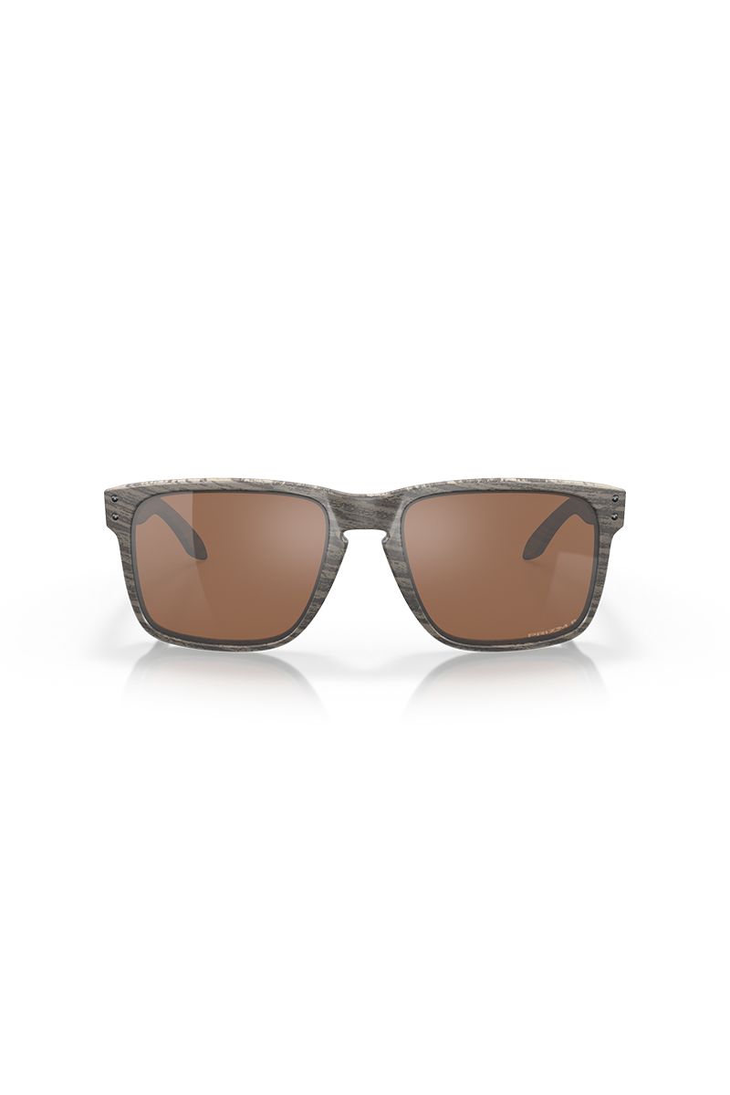 Oakley - Holbrook™ XL with Prizm Tungsten Polarized Lenses and Woodgrain Frame OO9417-0659