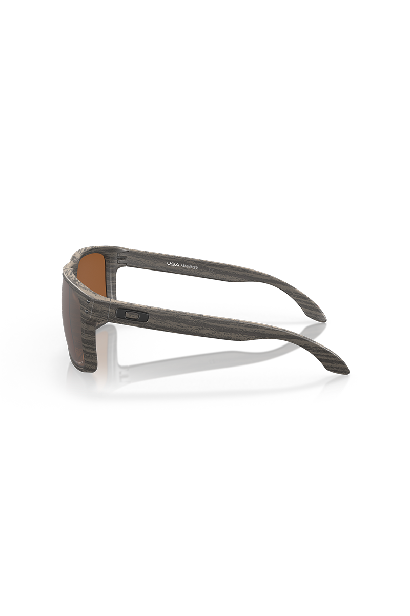 Oakley - Holbrook™ XL with Prizm Tungsten Polarized Lenses and Woodgrain Frame OO9417-0659
