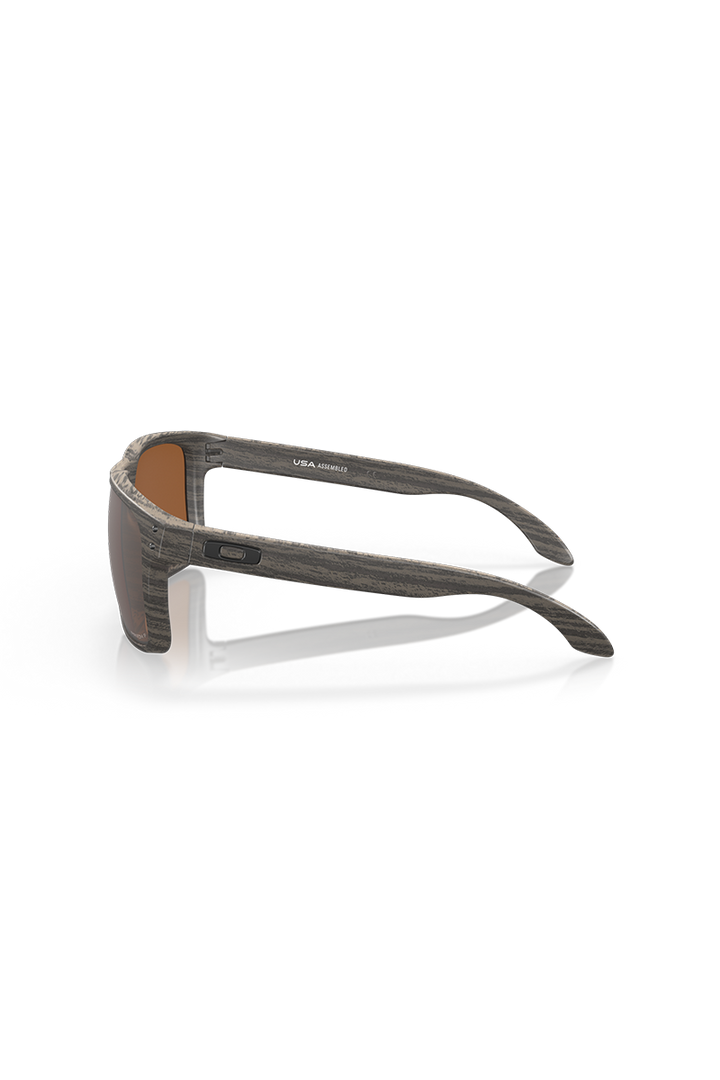 Oakley - Holbrook™ XL with Prizm Tungsten Polarized Lenses and Woodgrain Frame OO9417-0659