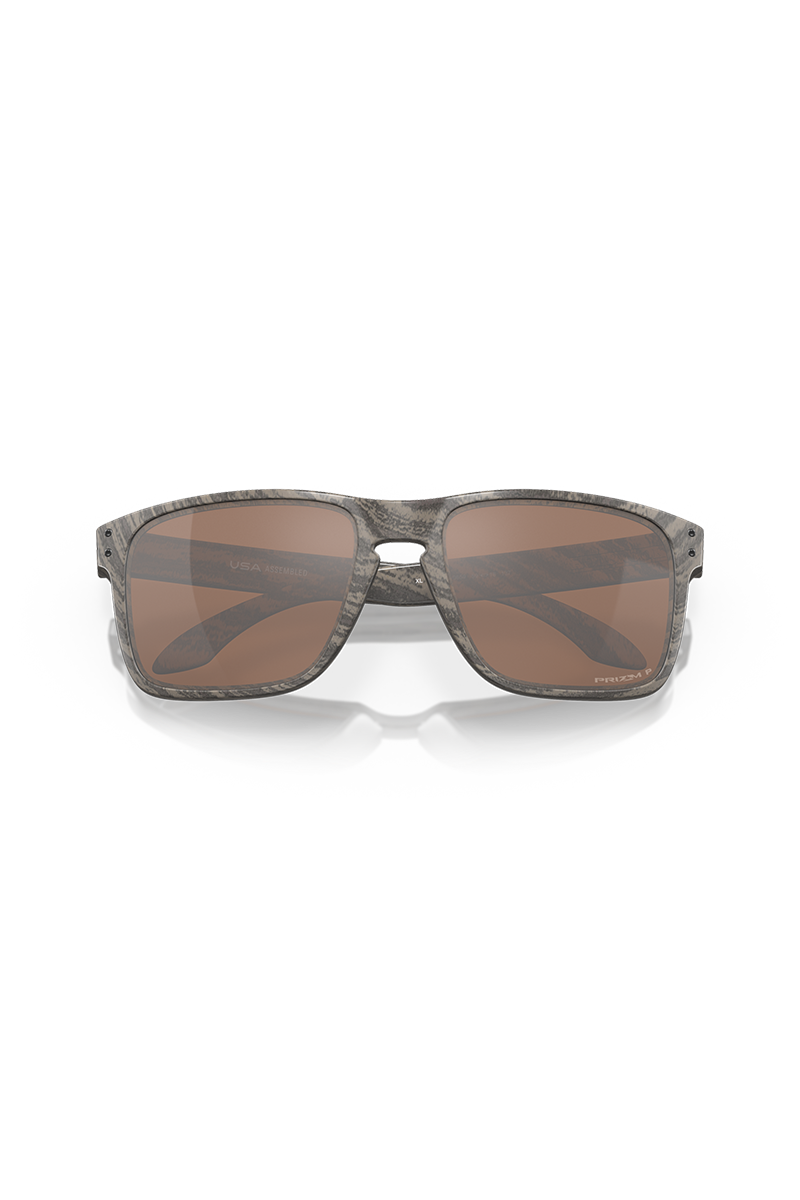 Oakley - Holbrook™ XL with Prizm Tungsten Polarized Lenses and Woodgrain Frame OO9417-0659
