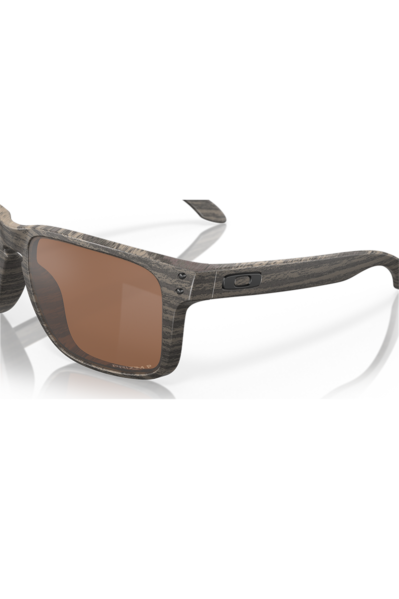 Oakley - Holbrook™ XL with Prizm Tungsten Polarized Lenses and Woodgrain Frame OO9417-0659