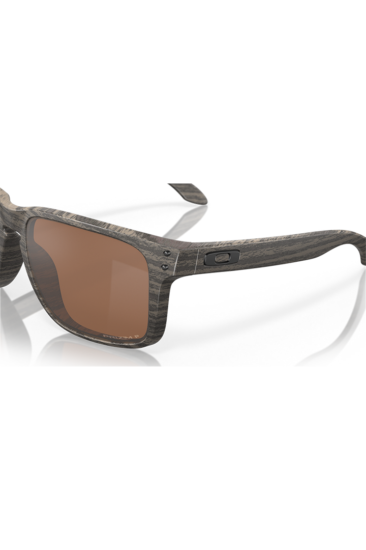 Oakley - Holbrook™ XL with Prizm Tungsten Polarized Lenses and Woodgrain Frame OO9417-0659