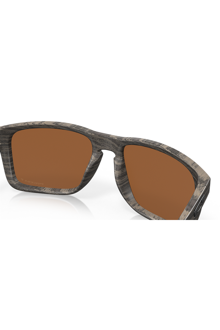Oakley - Holbrook™ XL with Prizm Tungsten Polarized Lenses and Woodgrain Frame OO9417-0659