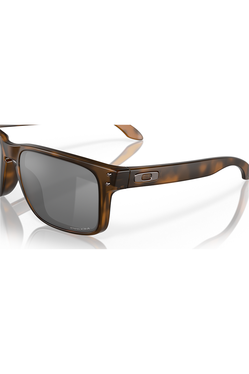 Oakley - Holbrook™ in Matte Brown Tortoise Frames with Prizm Black Lenses - OO9102-F455