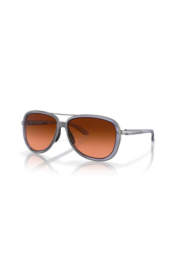 Oakley - Split Time in Matte Trans Lilac Frames with Prizm Brown Gradient Lenses - OO4129-2658