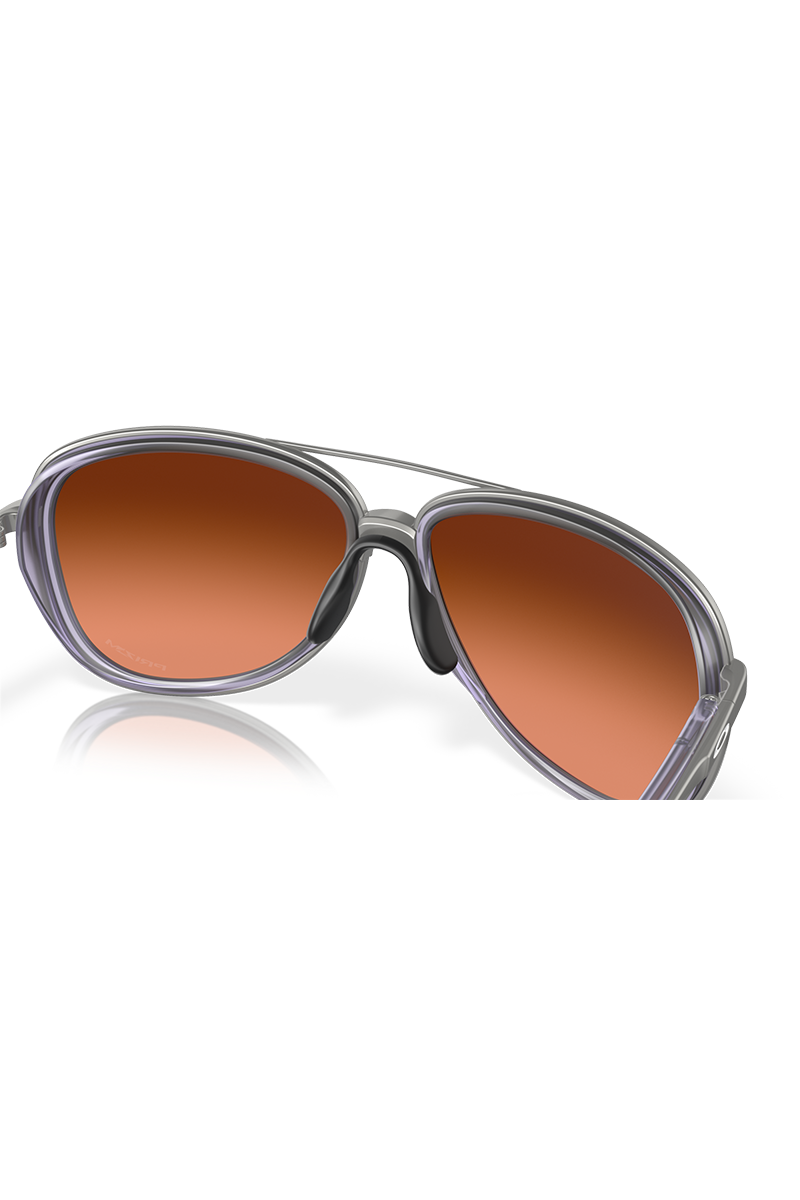 Oakley - Split Time in Matte Trans Lilac Frames with Prizm Brown Gradient Lenses - OO4129-2658