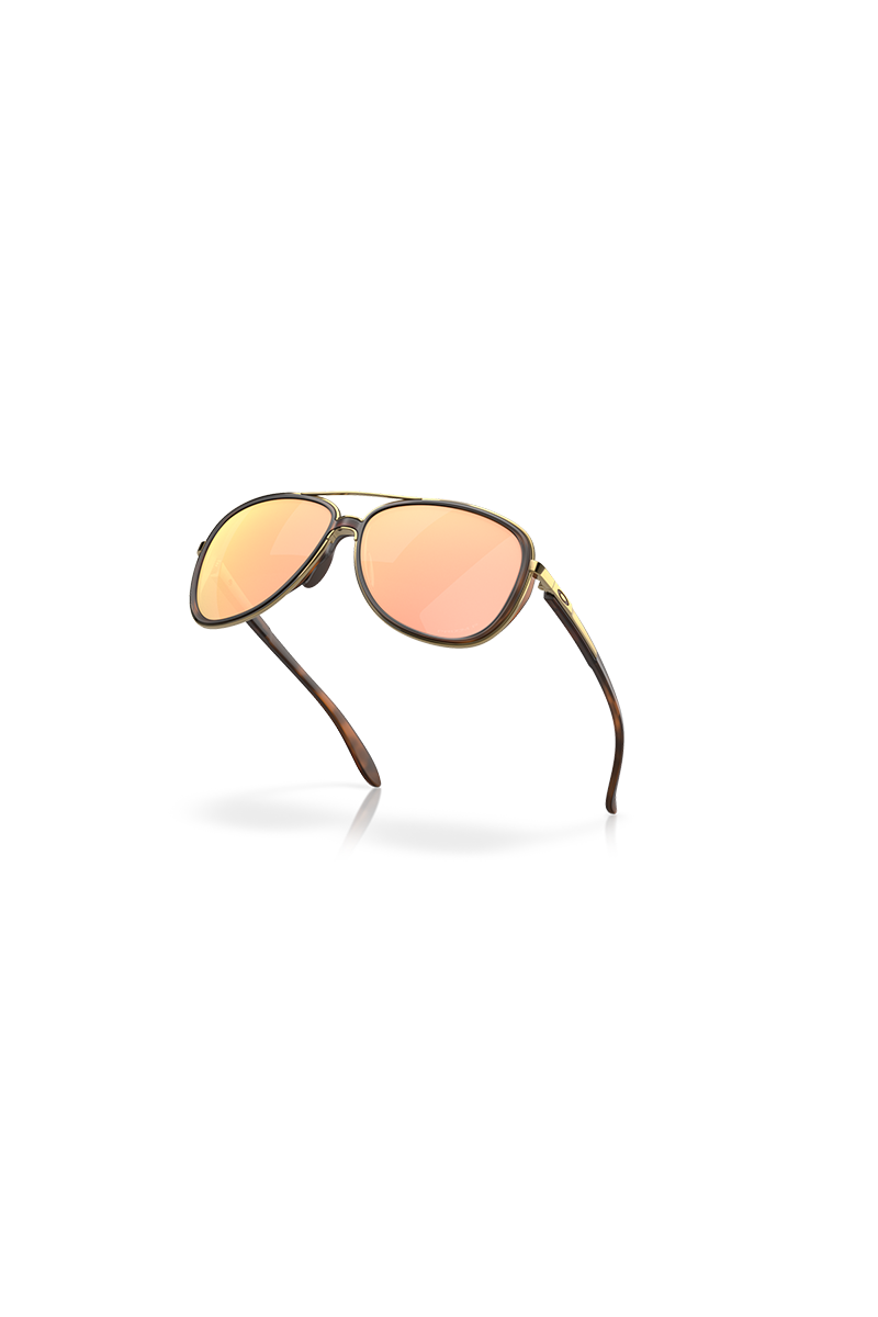 Oakley - Split Time in Brown Tortoise Frames with Prizm Rose Gold Polarized Lenses - OO4129-1458