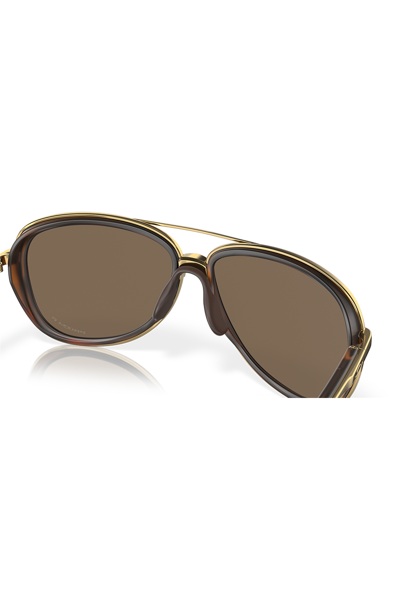 Oakley - Split Time in Brown Tortoise Frames with Prizm Rose Gold Polarized Lenses - OO4129-1458