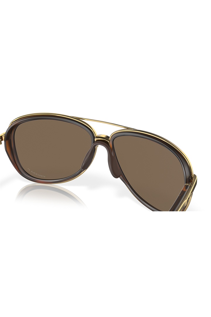 Oakley - Split Time in Brown Tortoise Frames with Prizm Rose Gold Polarized Lenses - OO4129-1458