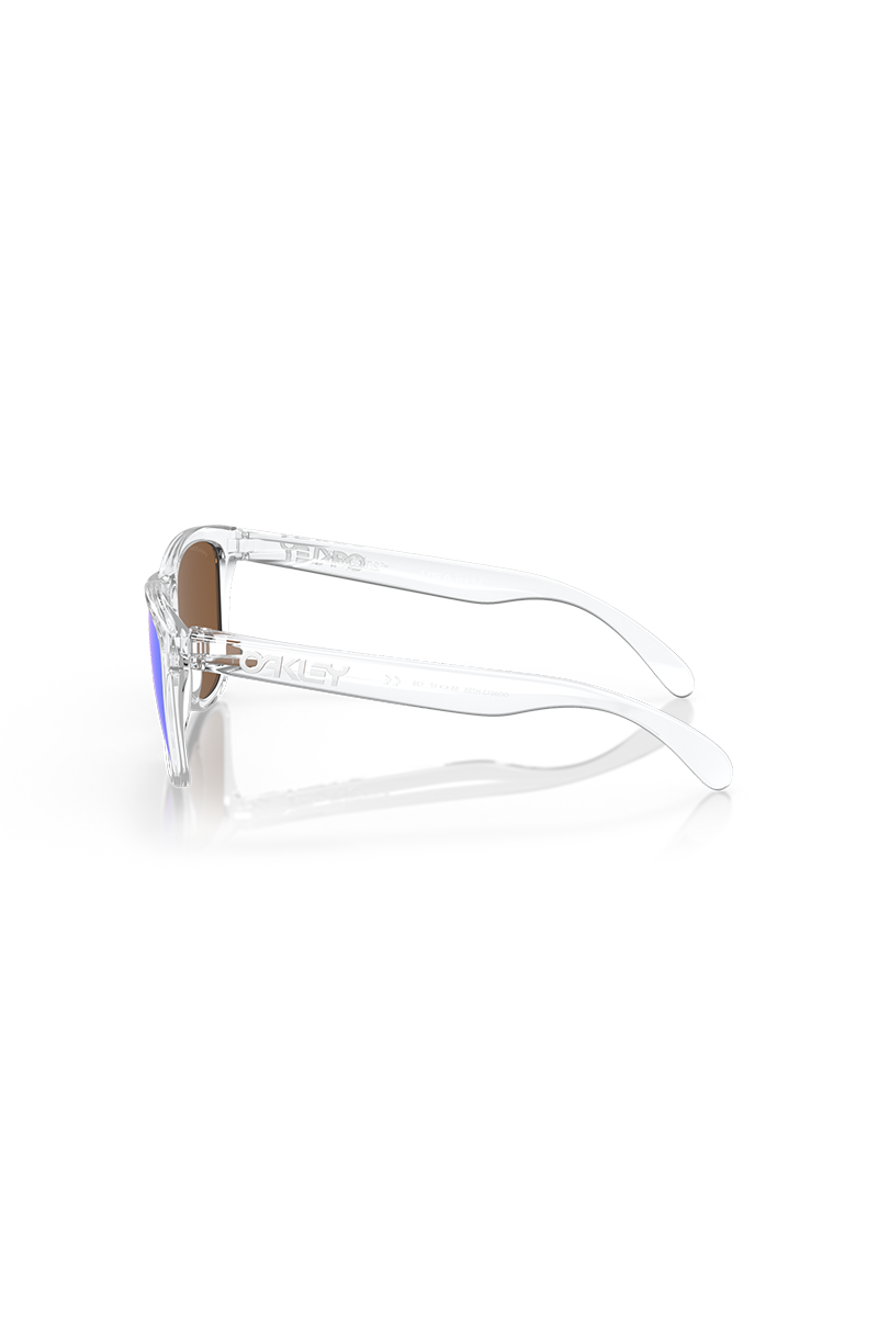 Oakley - Frogskins™ in Polished Clear Frames with Prizm Violet Lenses - OO9013-H755