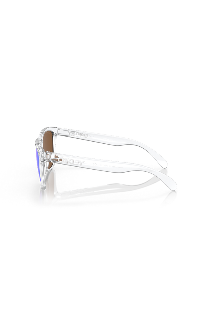 Oakley - Frogskins™ in Polished Clear Frames with Prizm Violet Lenses - OO9013-H755