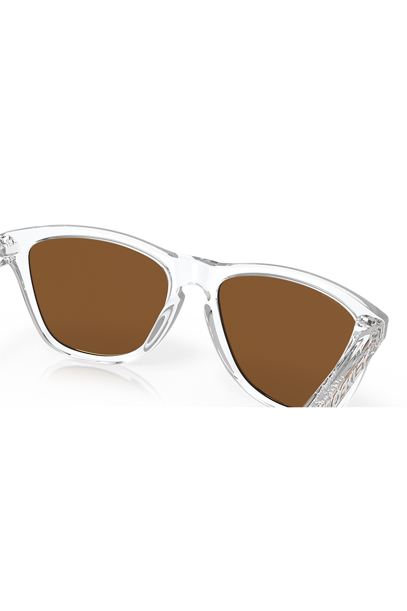 Oakley - Frogskins™ in Polished Clear Frames with Prizm Violet Lenses - OO9013-H755
