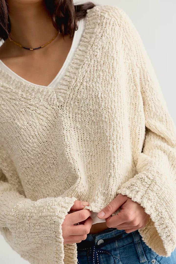 Free People - Heartland Cotton Pullover