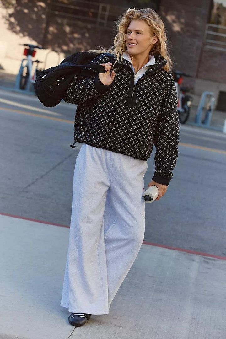 Free People Movement - Mountain High Printed Half-Zip Fleece