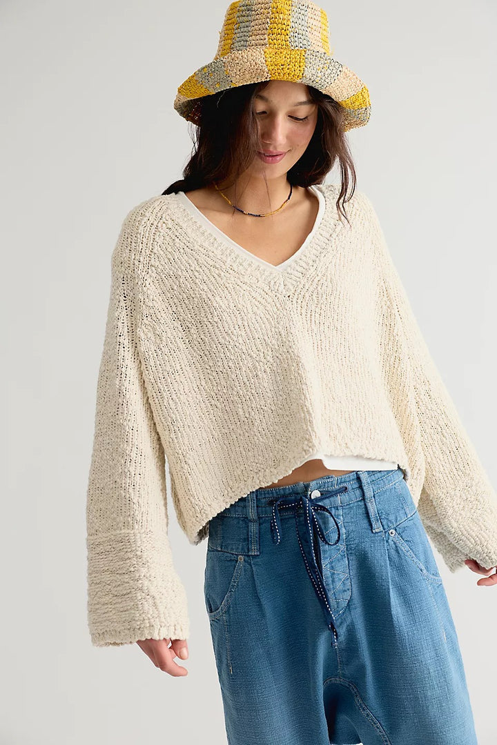 Free People - Heartland Cotton Pullover