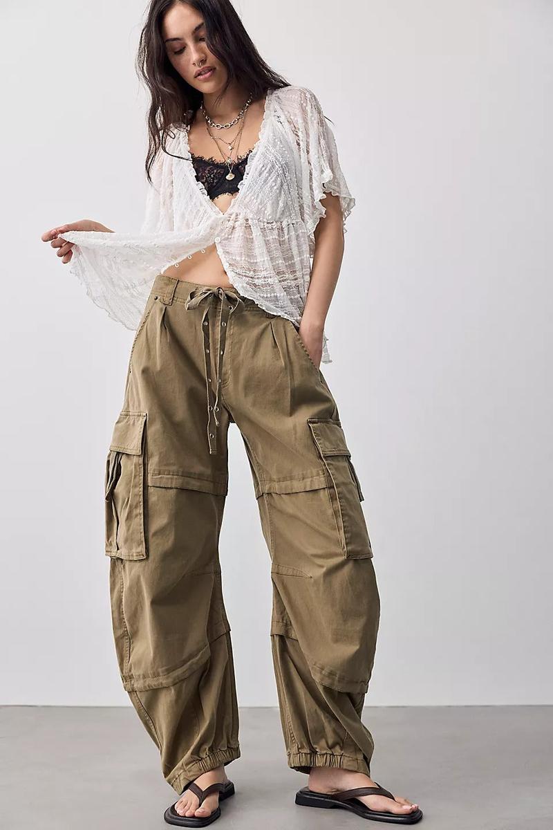 Free People - We The Free Reef Curved Twill Cargo Pants