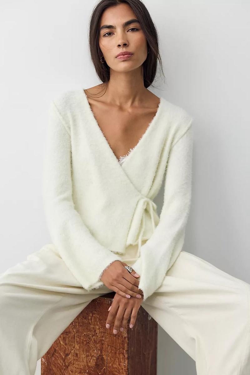 Free People - Snowfall Wrap Sweater