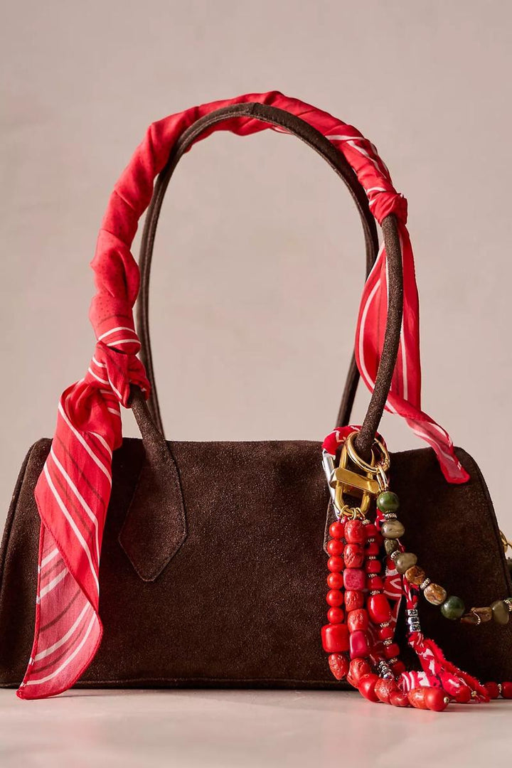 Free People - Sierra Suede Shoulder Bag in Chocolate