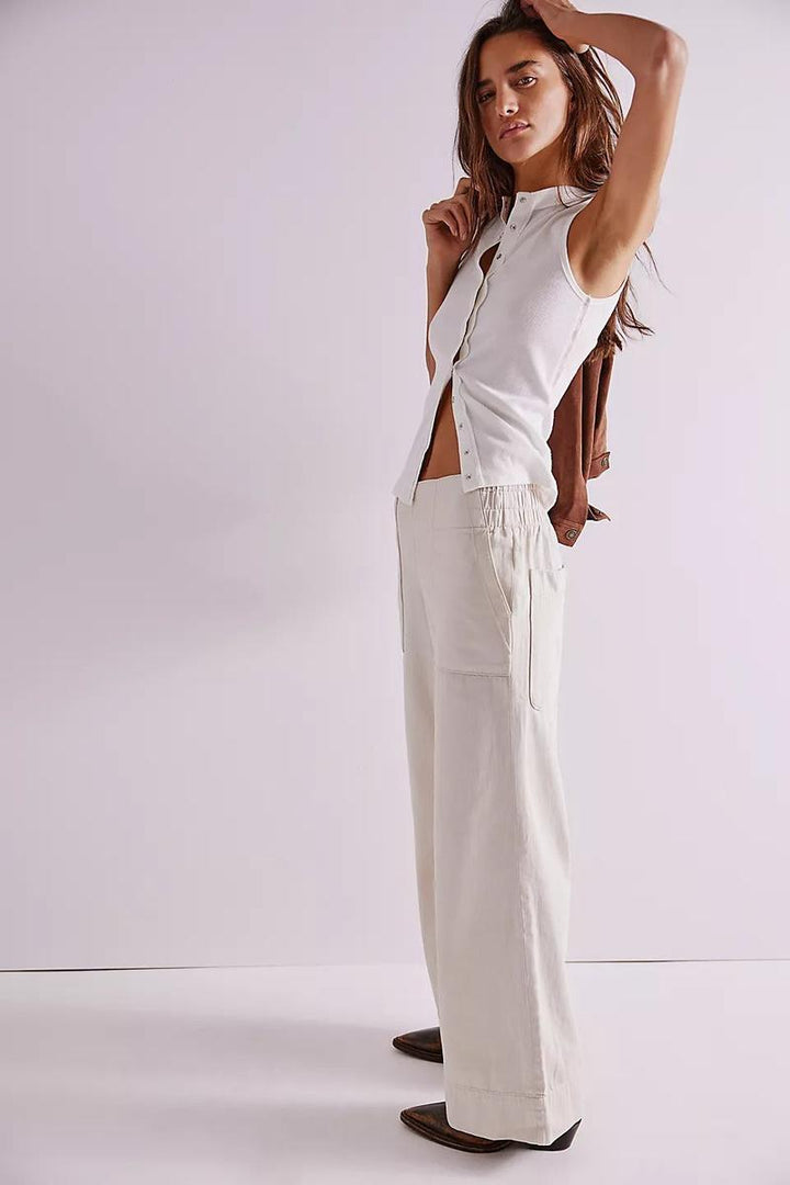 Free People - We The Free Breezy Denim Pull-On Jeans