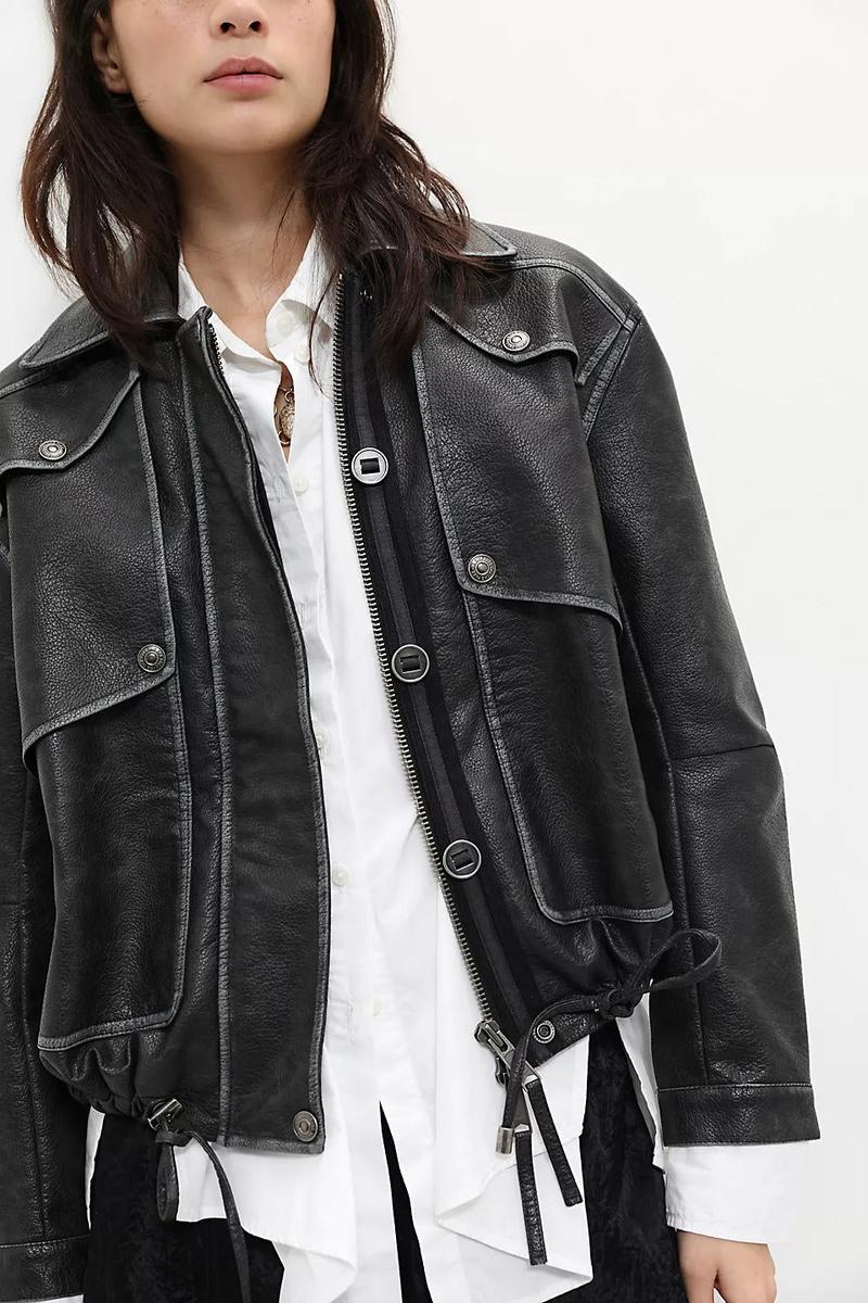 Free People - We The Free Morant Bay Vegan Leather Jacket
