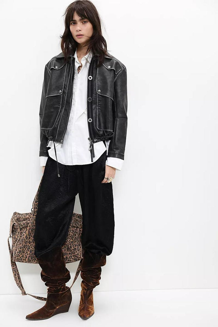 Free People - We The Free Morant Bay Vegan Leather Jacket